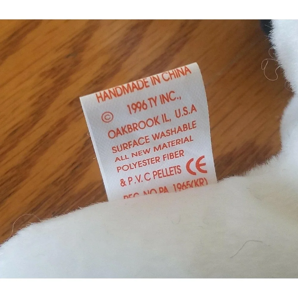 Ty Beanie Babies - Dotty the Dog Style 4100 (1996)
